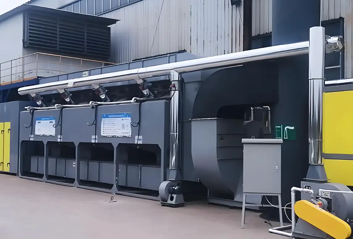 AK最新官方固废处理设备车间工作场景